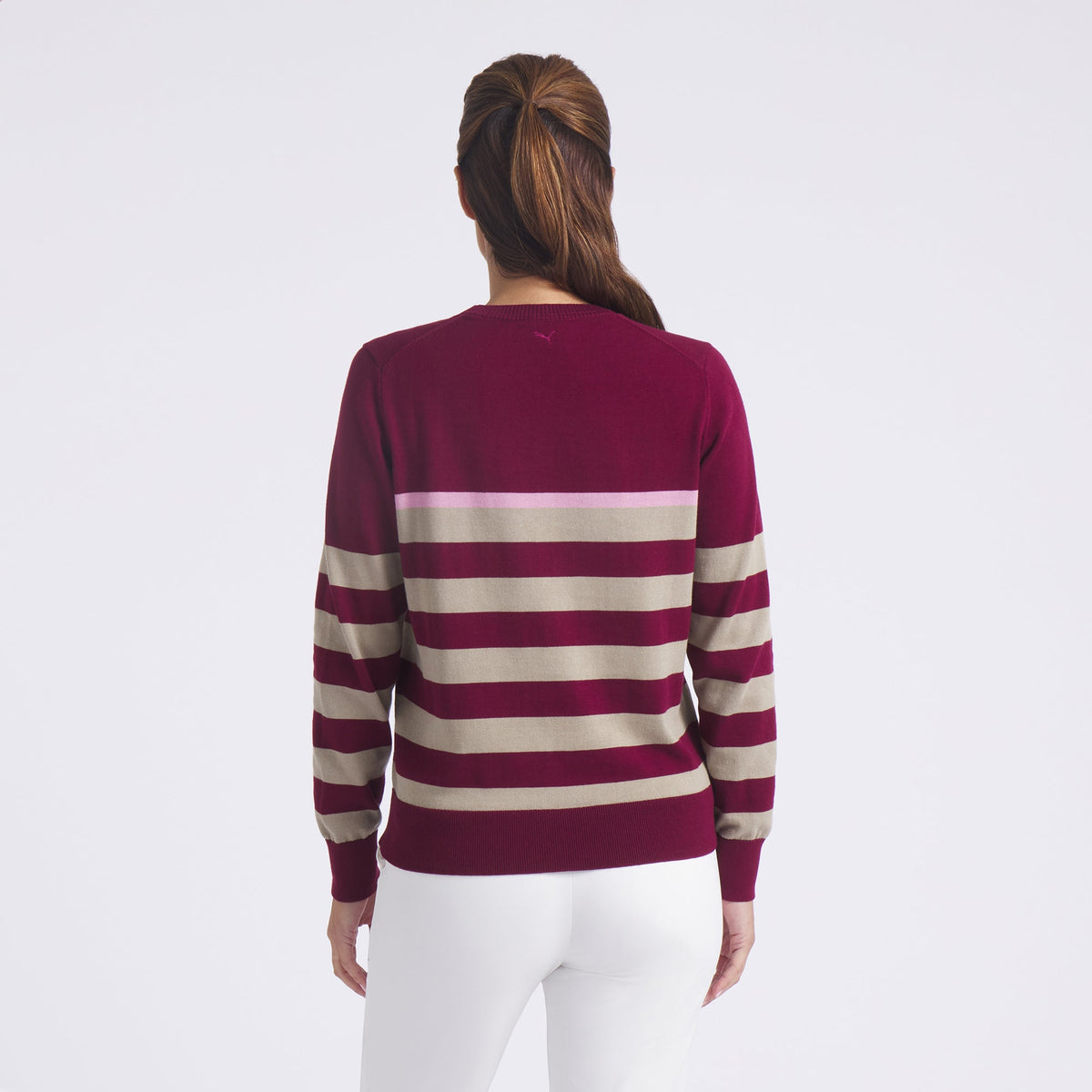 Women's Resort Stripe Golf Sweater