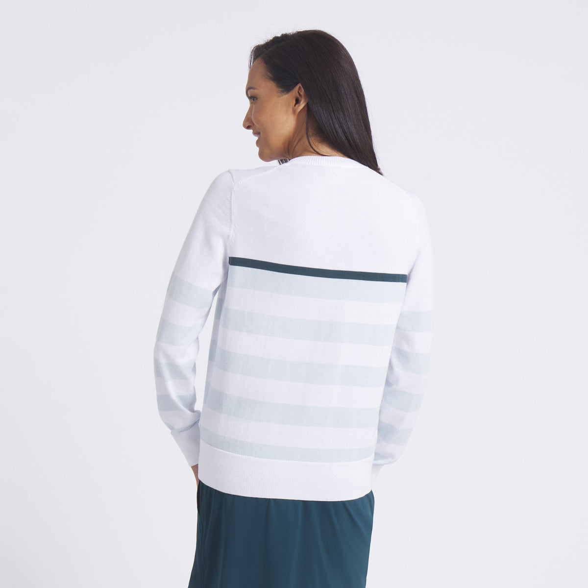 Women's Resort Stripe Golf Sweater