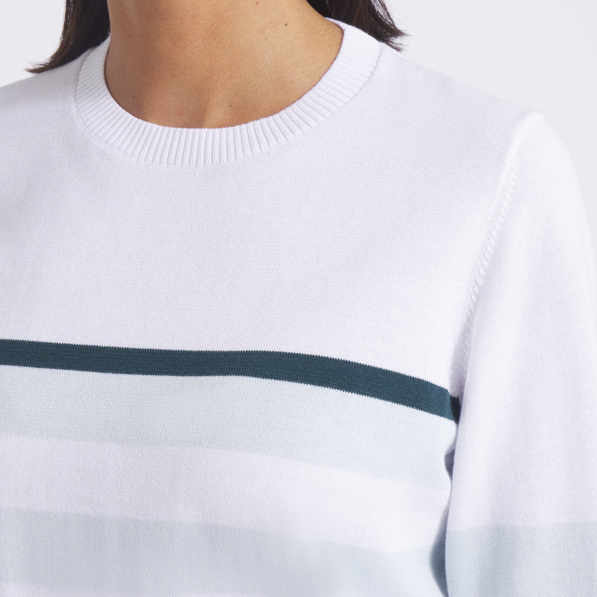 Women's Resort Stripe Golf Sweater