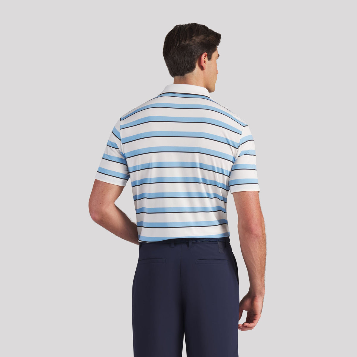 CLOUDSPUN Stripe Golf Polo