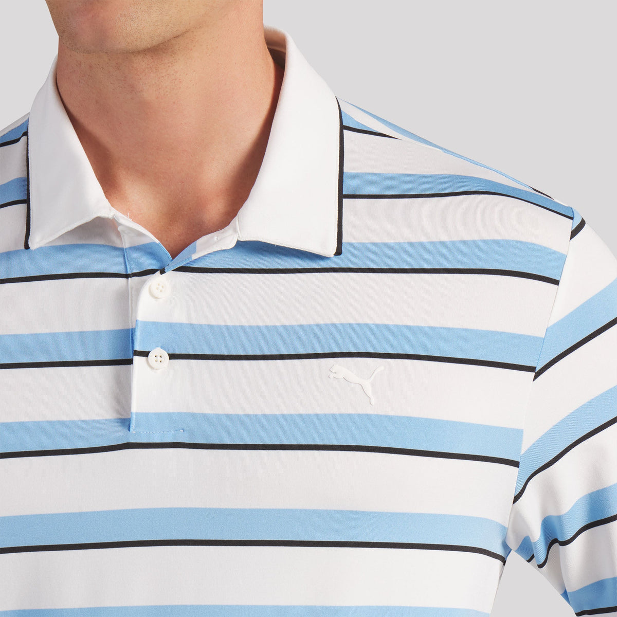 CLOUDSPUN Stripe Golf Polo