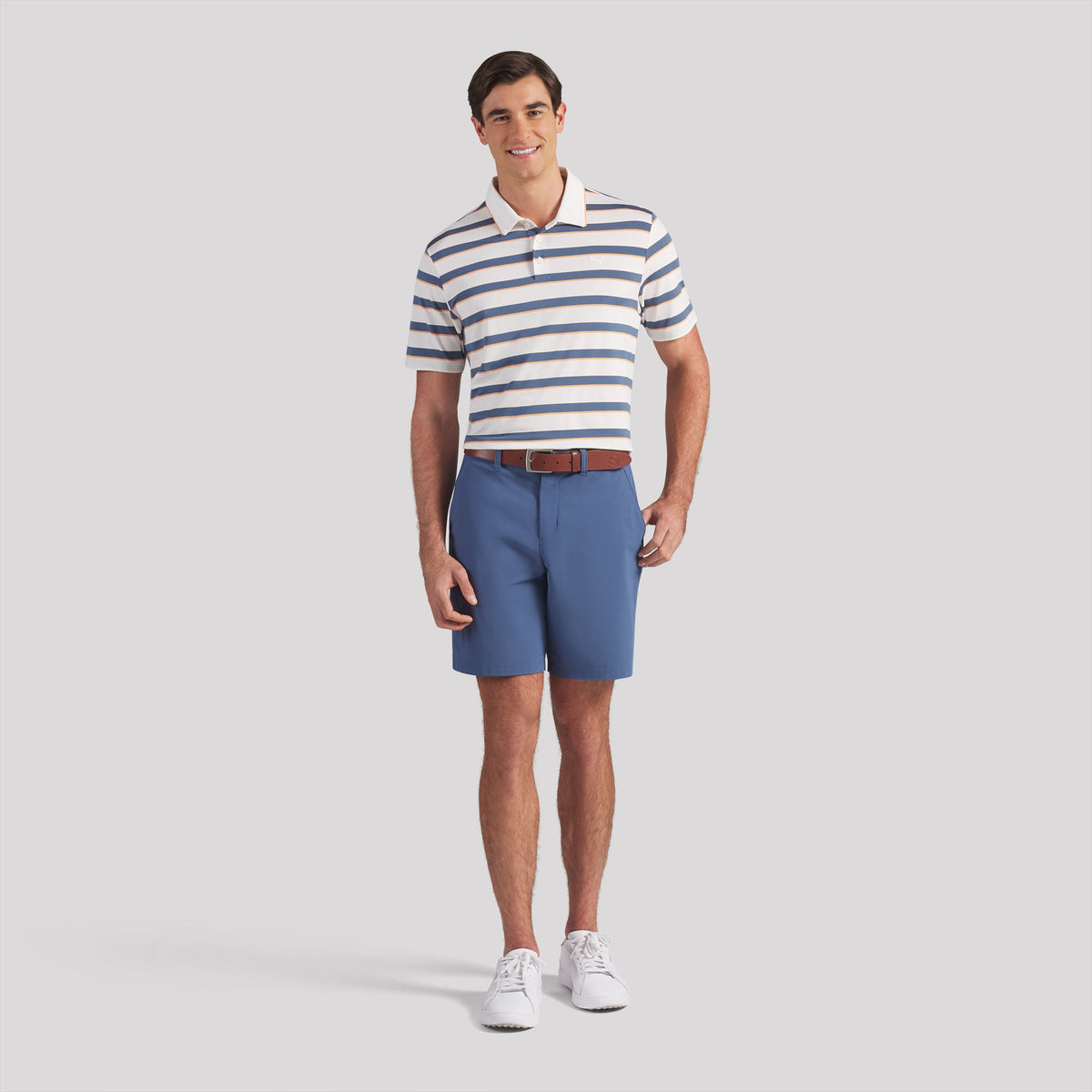 CLOUDSPUN Stripe Golf Polo