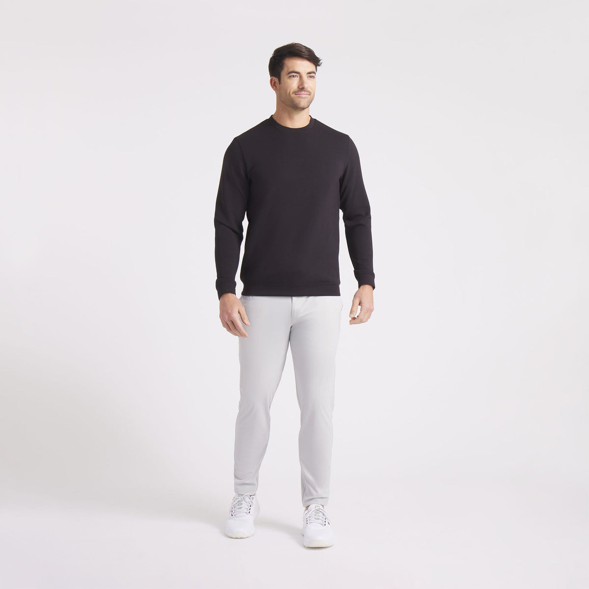 CLOUDSPUN Fleece Crewneck Golf Sweater