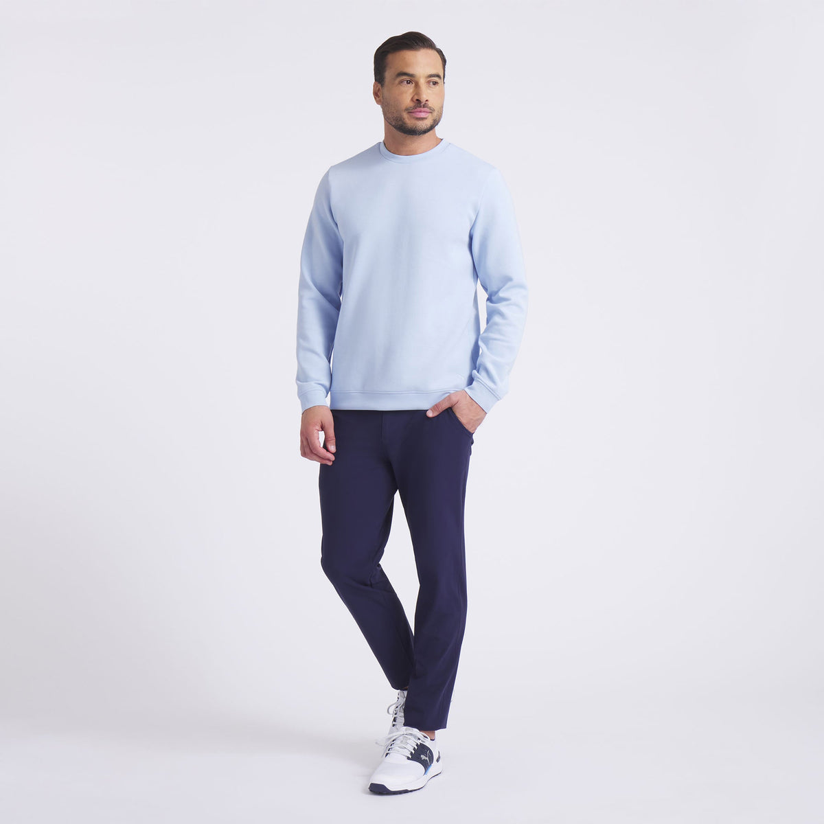 CLOUDSPUN Fleece Crewneck Golf Sweater