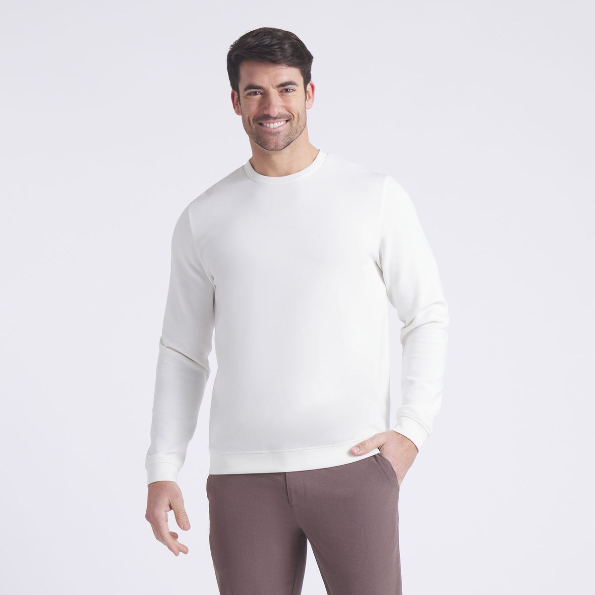 CLOUDSPUN Fleece Crewneck Golf Sweater