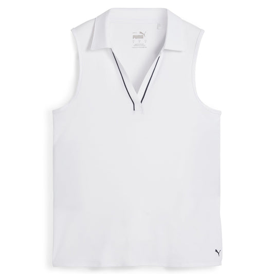 Women's CLOUDSPUN Piped Sleeveless Golf Polo