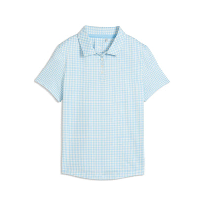 Girl's CLOUDSPUN Mono Check Golf Polo